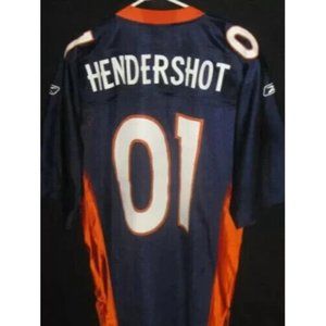 NFL Football Denver Broncos Hendershot #01 Jersey Sz: Medium Reebok